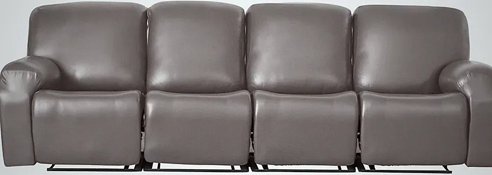 Waterproof Faux Leather Recliner Sofa Covers, 4 Seat Anti-Slip Protector Set